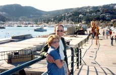 Adoptive Family Photo: Vacationing in Porte Andratz, Spain, click to view bigger version