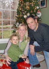 Adoptive Family Photo: Christmas at Grandma and<br>Grandpa's, click to view bigger version