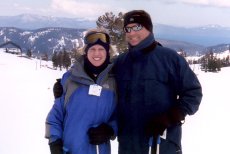 Adoptive Family Photo: Snow Skiing at Lake Tahoe, click to view bigger version