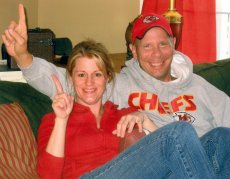 Adoptive Family Photo: Cheering on the Chiefs, click to view bigger version