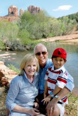 Adoptive Family Photo: At Cathedral Rock, click to view bigger version