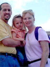 Adoptive Family Photo: Family Picture at<br>Disney World, click to view bigger version