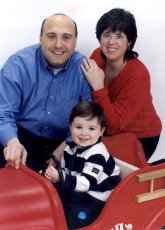 Adoptive Family Photo: A Ride in the Fire Engine, click to view bigger version