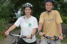 Adoptive Family Photo: On a Bicycle Trip in France<br>(Photo by Bence), click to view bigger version