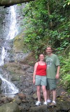 Adoptive Family Photo: Hiking in the Mountains<br>in Hawaii, click to view bigger version