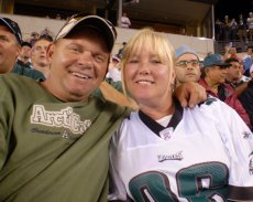 Adoptive Family Photo: Trip to an NFL Game, click to view bigger version