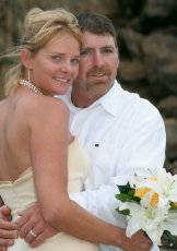 Adoptive Family Photo: Our Wedding Picture in<br>Malibu, California, click to view bigger version