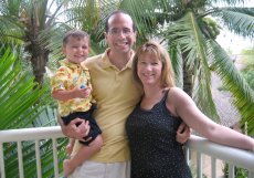 Adoptive Family Photo: Our Family at the Beach, click to view bigger version