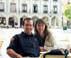 Adoptive Family Photo: Eating Tapas in Spain, click to view bigger version
