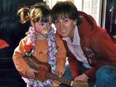 Adoptive Family Photo: Claudia Playing with Alex�s Niece, click to view bigger version