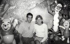 Adoptive Family Photo: Vacationing with Pooh and Tigger!, click to view bigger version