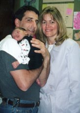 Adoptive Family Photo: Our First Godchild, click to view bigger version