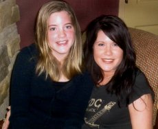 Adoptive Family Photo: Stephanie and Emily at the<br>Water Park, click to view bigger version