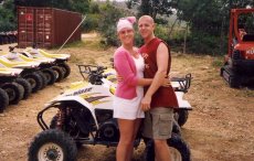 Adoptive Family Photo: 4-Wheeling in Jamaica, click to view bigger version