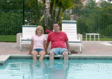 Adoptive Family Photo: Hanging Out by the Pool on Vacation, click to view bigger version