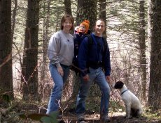 Adoptive Family Photo: Hiking as a Family, click to view bigger version