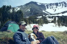 Adoptive Family Photo: Camping in Early Spring, click to view bigger version
