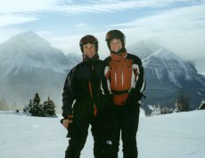 Adoptive Family Photo: Skiing in Canada, click to view bigger version
