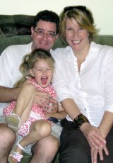 Adoptive Family Photo: Babysitting Our Friends� <br>Daughter, click to view bigger version