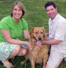 Adoptive Family Photo: At the Park with Buddy, click to view bigger version