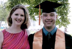 Adoptive Family Photo: Mike�s Graduation from College, click to view bigger version