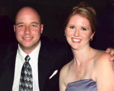 Adoptive Family Photo: Enjoying Carrie�s Sister�s<br>Wedding Reception, click to view bigger version