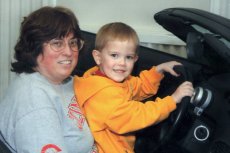 Adoptive Family Photo: A Day Out for Mom and Trenton, click to view bigger version