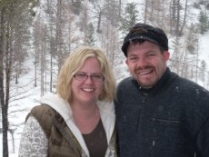 Adoptive Family Photo: Winter Fun at Our Family Cabin, click to view bigger version