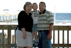 Adoptive Family Photo: Family Photo at Our Summer <br>Vacation Spot, click to view bigger version