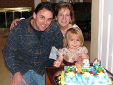 Adoptive Family Photo: Anna's Second Birthday, click to view bigger version