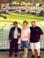 Adoptive Family Photo: Visiting Graceland with<br>Our Niece, click to view bigger version