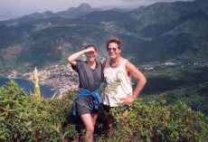 Adoptive Family Photo: Hiking the Grand Pitons in St. Lucia, click to view bigger version