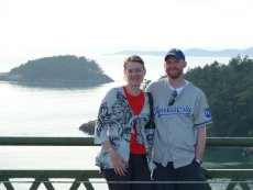 Adoptive Family Photo: Just Off the Ferry Boat in Seattle, click to view bigger version