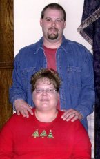 Adoptive Family Photo: At Our Christmas Eve Party, click to view bigger version