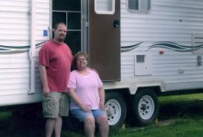 Adoptive Family Photo: On a Camping Trip, click to view bigger version