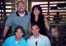 Adoptive Family Photo: Rich, Ornella, Massimo, Lorenzo and<br> Lauren at Massimo and Lorenzo�s <br>Birthday Lunch, click to view bigger version