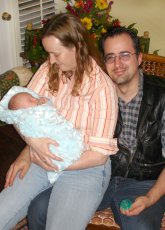 Adoptive Family Photo: Meeting the New (Adopted) <br>Son of One of PJ�s Friends, click to view bigger version