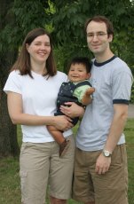 Adoptive Family Photo: Out on a Summer Day, click to view bigger version