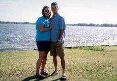 Adoptive Family Photo: At a Park for a Family Cookout, click to view bigger version