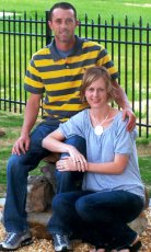Adoptive Family Photo: Sitting on a Rock in Our <br>Backyard, click to view bigger version