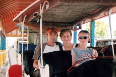 Adoptive Family Photo: Taking a Carriage Ride thru Town in the <br>Bahamas, click to view bigger version