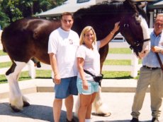 Adoptive Family Photo: Vacation in Busch Gardens -<br>Williamsburg, Virginia, click to view bigger version