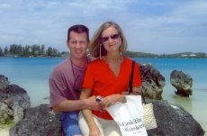 Adoptive Family Photo: On the Water Front in Bermuda, click to view bigger version