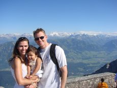 Adoptive Family Photo: Hiking in Switzerland!, click to view bigger version