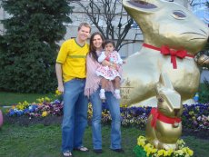 Adoptive Family Photo: Easter Egg Hunt at the Chocolate Factory!, click to view bigger version