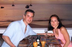 Adoptive Family Photo: Sunset Dinner in Antigua, click to view bigger version