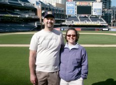 Adoptive Family Photo: One of the Many Baseball Park Tours: <br>San Diego, Petco Park, click to view bigger version