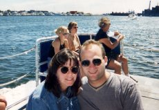 Adoptive Family Photo: Taking the Water Taxi in Baltimore, click to view bigger version