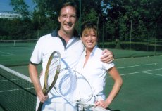 Adoptive Family Photo: Tennis Match, click to view bigger version