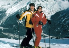 Adoptive Family Photo: Skiing the Alps, click to view bigger version